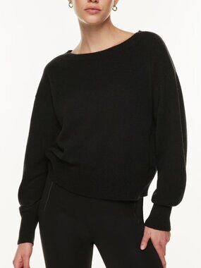 Babaton Session Luxe Cashmere Sweater | Aritzia | 2XS | Black